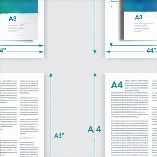 A3 A4紙張尺寸的比較與應用介紹