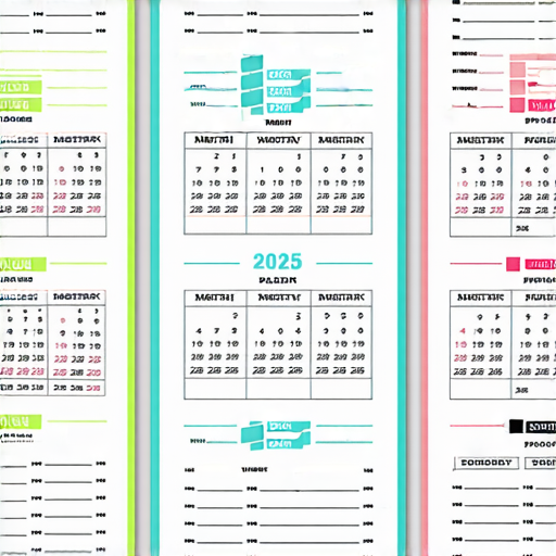 2025年曆月表印刷與使用指南，了解曆月卡的選擇！