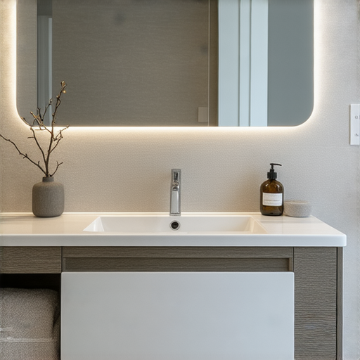 選擇完美洗手盆連櫃提升浴室整體美感