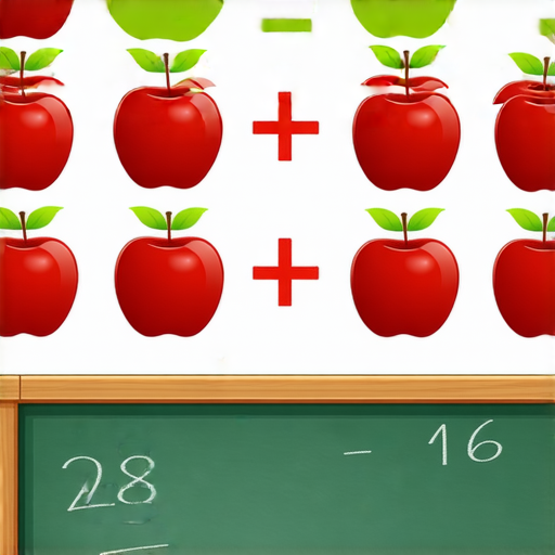 好的，這裡有一題加法題目：

假設你有28個蘋果，然後又買了16個蘋果。請問你現在總共有多少個蘋果？

你可以試著計算一下，答案是什麼呢？
