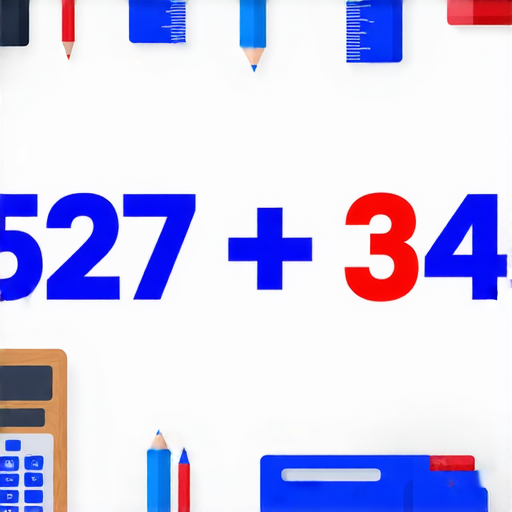 好的，這是一道加法題：

請計算 527 + 348 的和是多少？