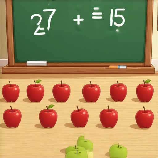 好的，這裡有一題加法題目：

如果你有 27 顆蘋果，而你的朋友又給了你 15 顆蘋果，那麼你現在總共有多少顆蘋果？

你可以試著計算一下！