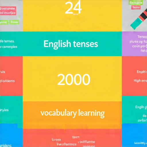 「解密英文24種時態，掌握2000單字，從此流利自信！」