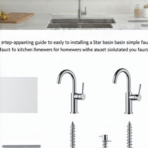 「輕鬆完成星盆水龍頭安裝，揭開完美廚房的秘密！」