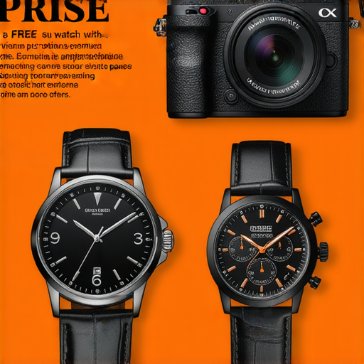 「限時優惠！買相機贈手錶，還有更多驚喜等你來探索！」