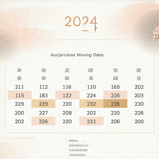 2024搬家吉日揭曉！不容錯過的搬家祝賀與流程秘訣！快來了解！
