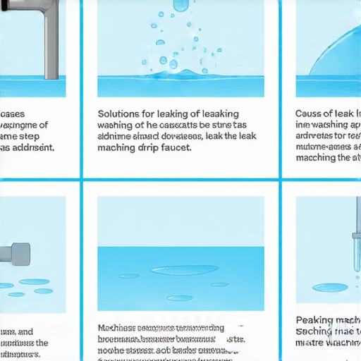 「洗衣機滴水背後的祕密，讓你一看就懂！立即學習如何解決水龍頭滲漏問題！」
