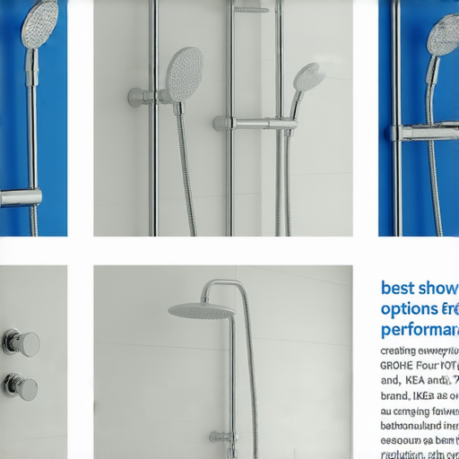 "探索最佳花灑選擇：GROHE、TOTO、Kohler與IKEA的秘密！您絕不能錯過的浴室革命！"