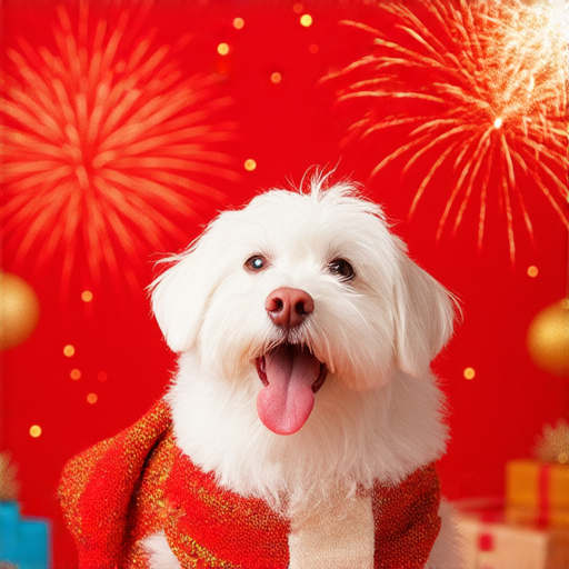 「送上最獨特賀卡素材！讓狗狗陪你迎接新年，點擊探索創意靈感！」