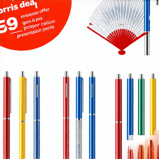 「驚爆價！你絕對想不到的廣告筆與扇子，限時搶購！」