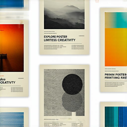 「發現無限創意！立刻探索各種海報印刷選擇，讓你的想法變成現實！」