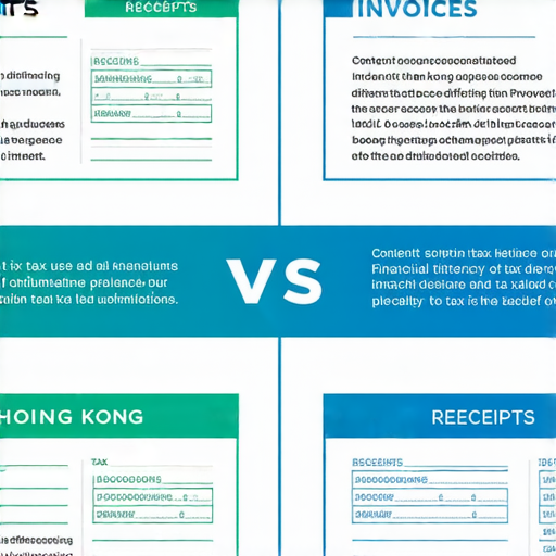 「揭秘！香港收據與發票的五大差異，你絕對想知道的真相！」